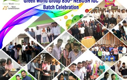 Green World is delighted to announce the simultaneous milestone celebration of 850th Nebosh IGC batch