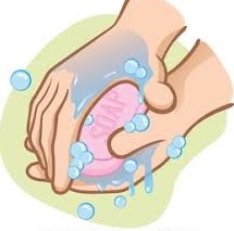 Clean your hands with soap in most cases