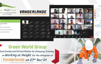 Virtual in-Company Training (24th Batch) on “WORKING AT HEIGHT” for vanderlande industries PVT. LTD.