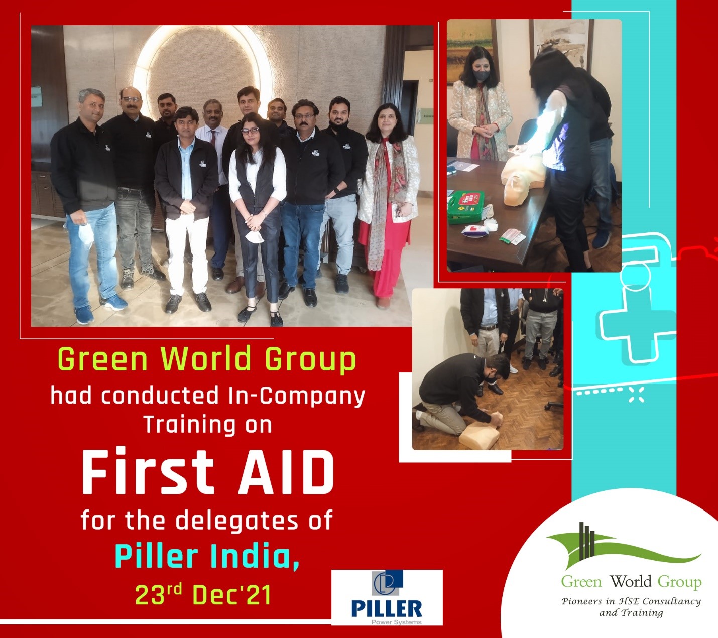 Green World Group Conducted In-House Session On First Aid Training In Piller India