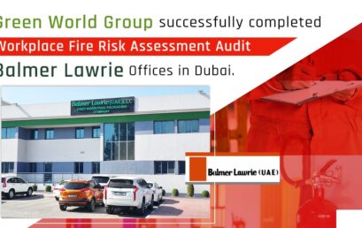 Green World group had conducted an audit and fire risk assessment in Balmer Lawrie LLC, Al Quoz, Dubai & Jebel Ali, Dubai