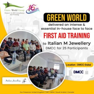 First Aid Training client Italian M Jewellery DMCC