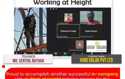 Work at height training At Hind Solar