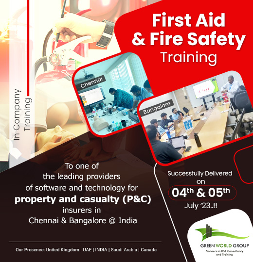 First Aid & Fire Safety Training at Guidewire
