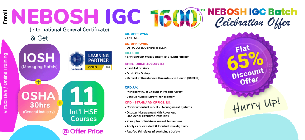 NEBOSH Course in Trichy Fire and Safety engineering Course in Trichy