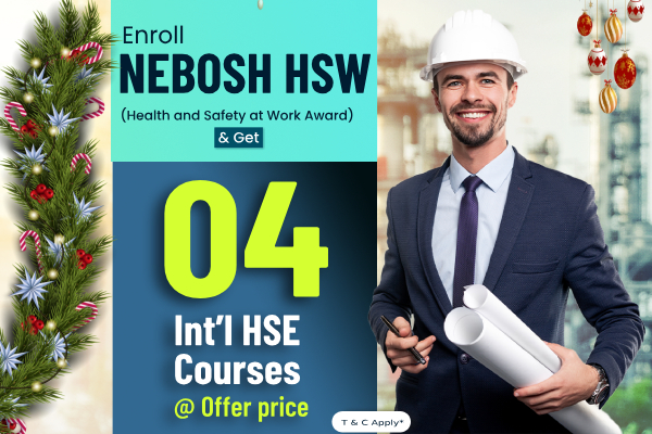 Nebosh HSW course in INDIA, Nebsoh Health and safety at work training in India