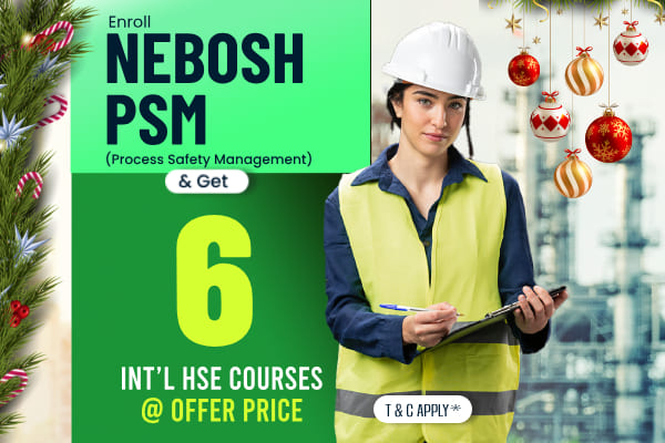 Nebosh HSW course in INDIA, Nebsoh Health and safety at work training in India