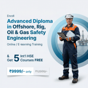 Advanced Diploma In Offshore, Rig, Oil And Gas Safety Engineering + 5 HSE Courses