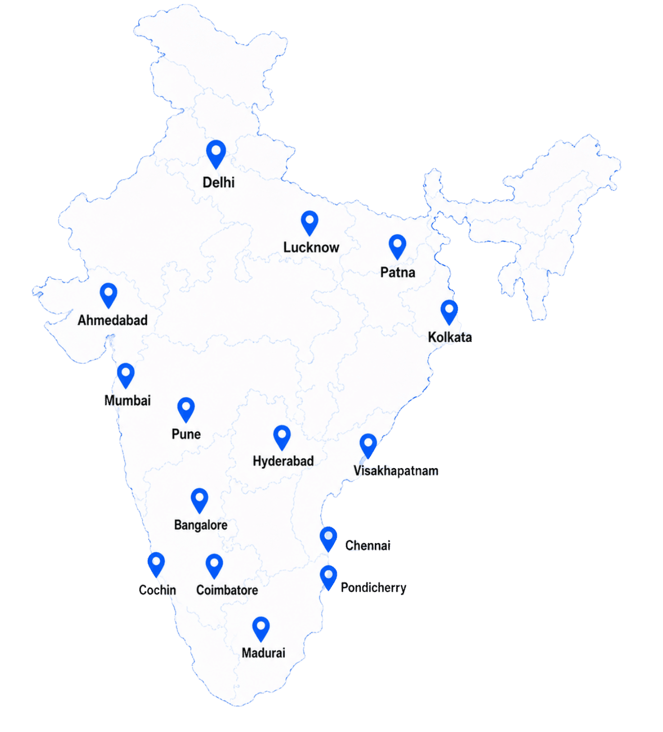 Green World Group training centres across India