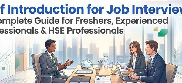 Self Introduce Yourself Professionally in Job